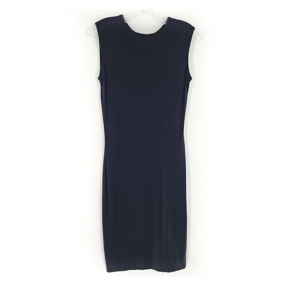 ANTEPRIMA Black Sheath Dress Made in Japan - Picture 5 of 7